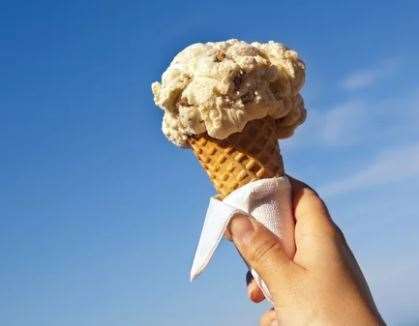 Ice cream weather is here – for now.