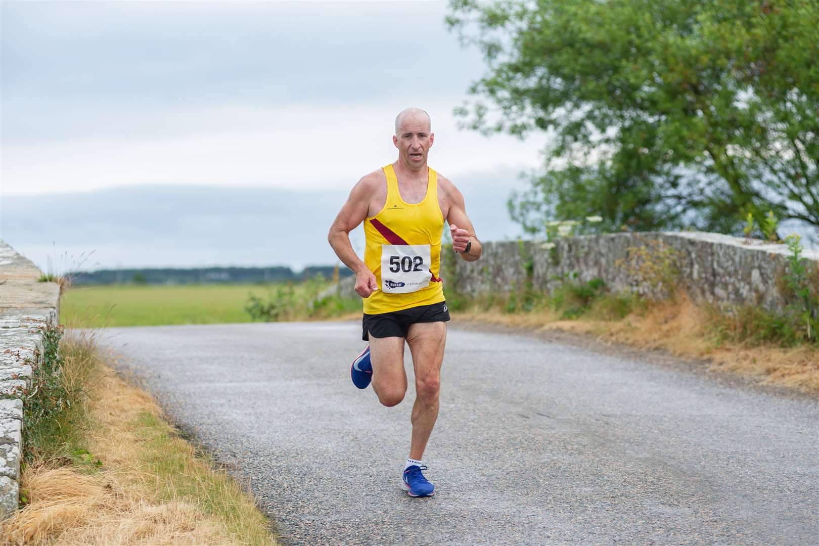 Inverness Harriers' Donnie Macdonald finished the Back To Basics 10k as the top veteran, and in fifth place overall. Picture: Daniel Forsyth