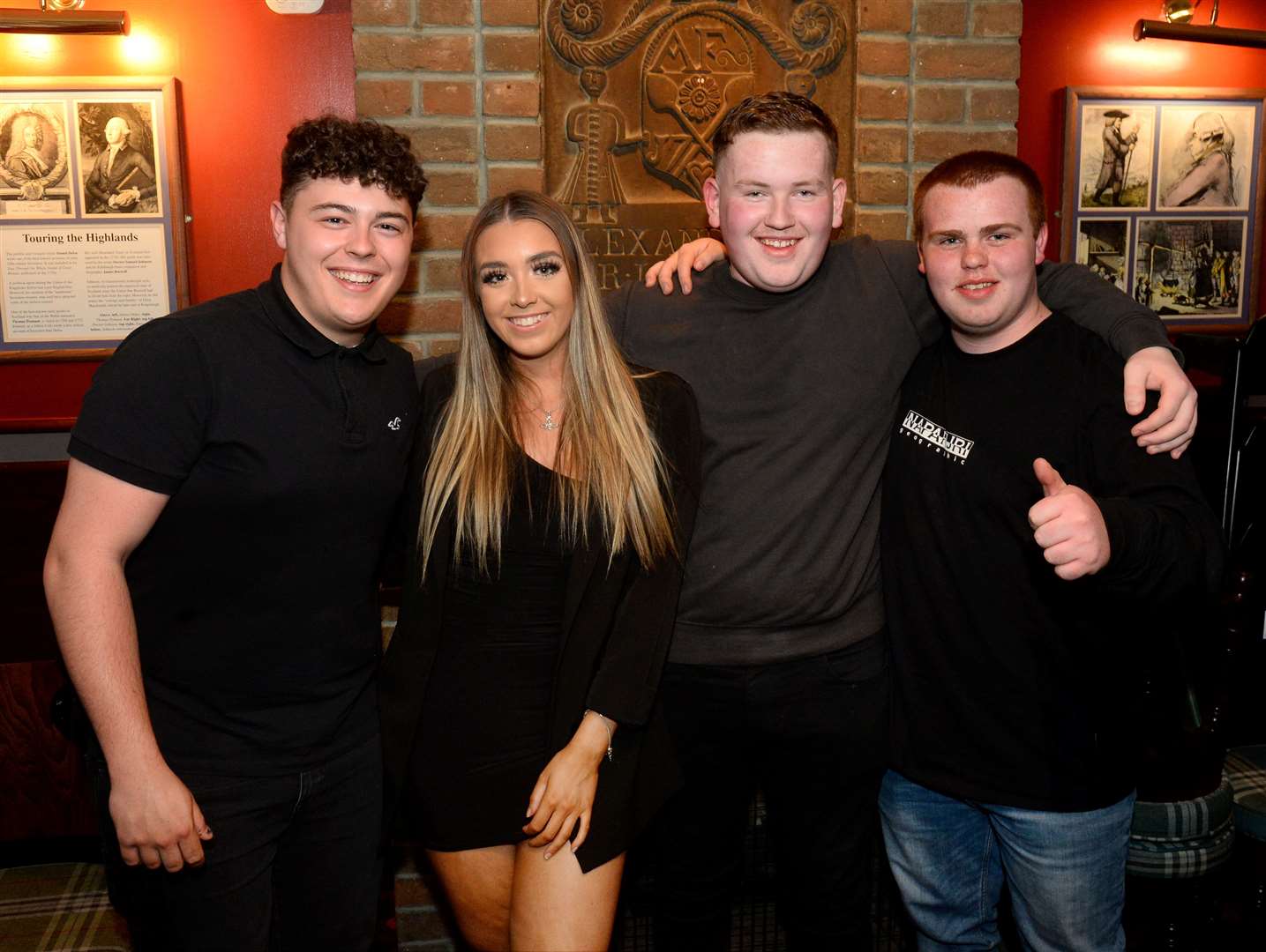 Gregor MacKinnon, Caitlin Young, Nathan Meikle and Martin MacRae.Picture Gary Anthony.