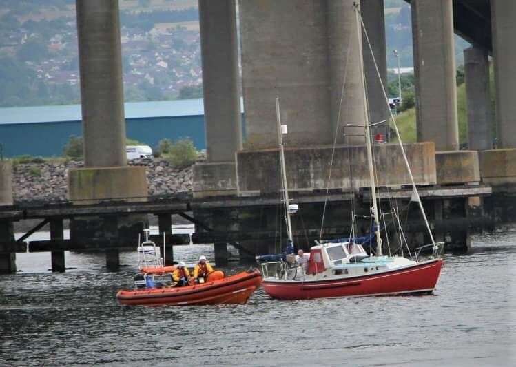 It was the fourth shout in two days. Picture: Kessock RNLI