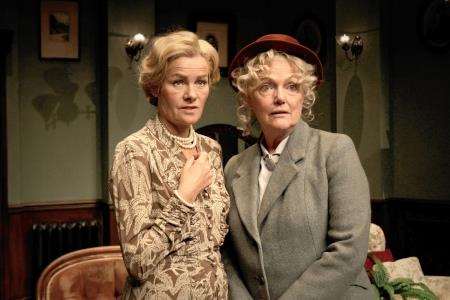 Louise Jameson (right) plays Miss Marple, alongside Jayne Godley as Letitia Blacklock. Picture: Debbie Borthwick