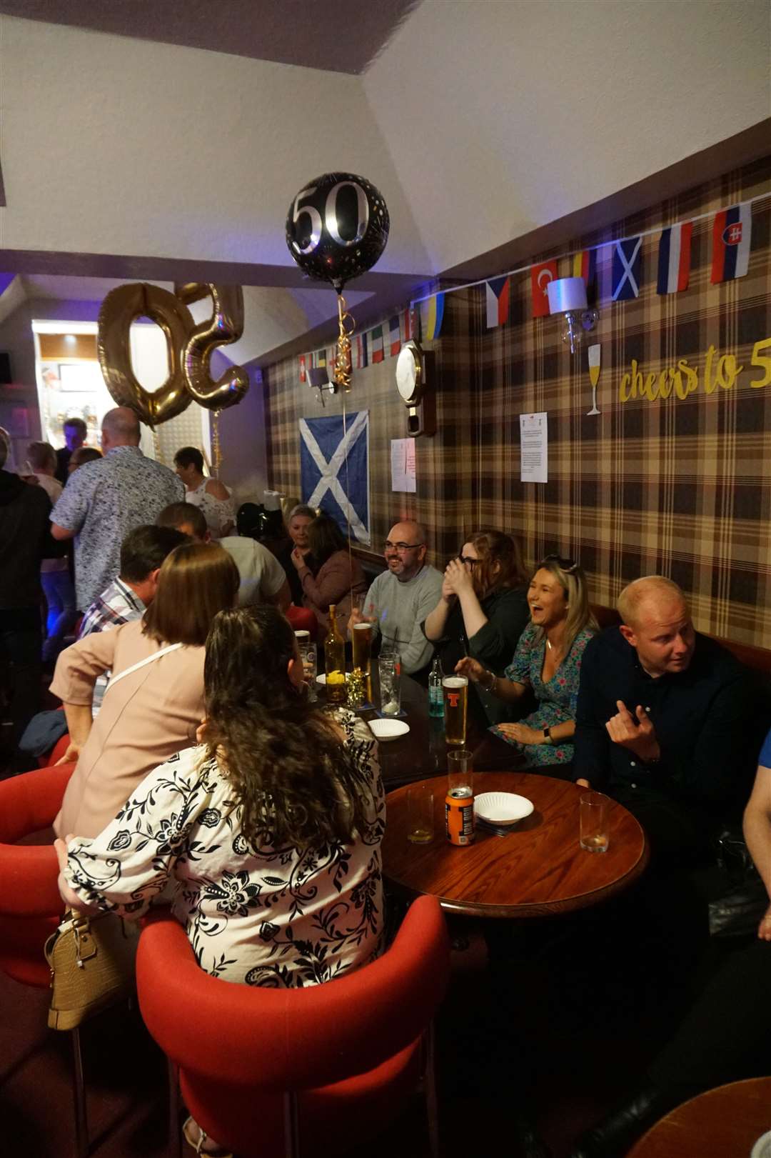 Friends and colleagues gathered for the occasion at Caley thistle Social Club. Pictures: Federica Stefani.