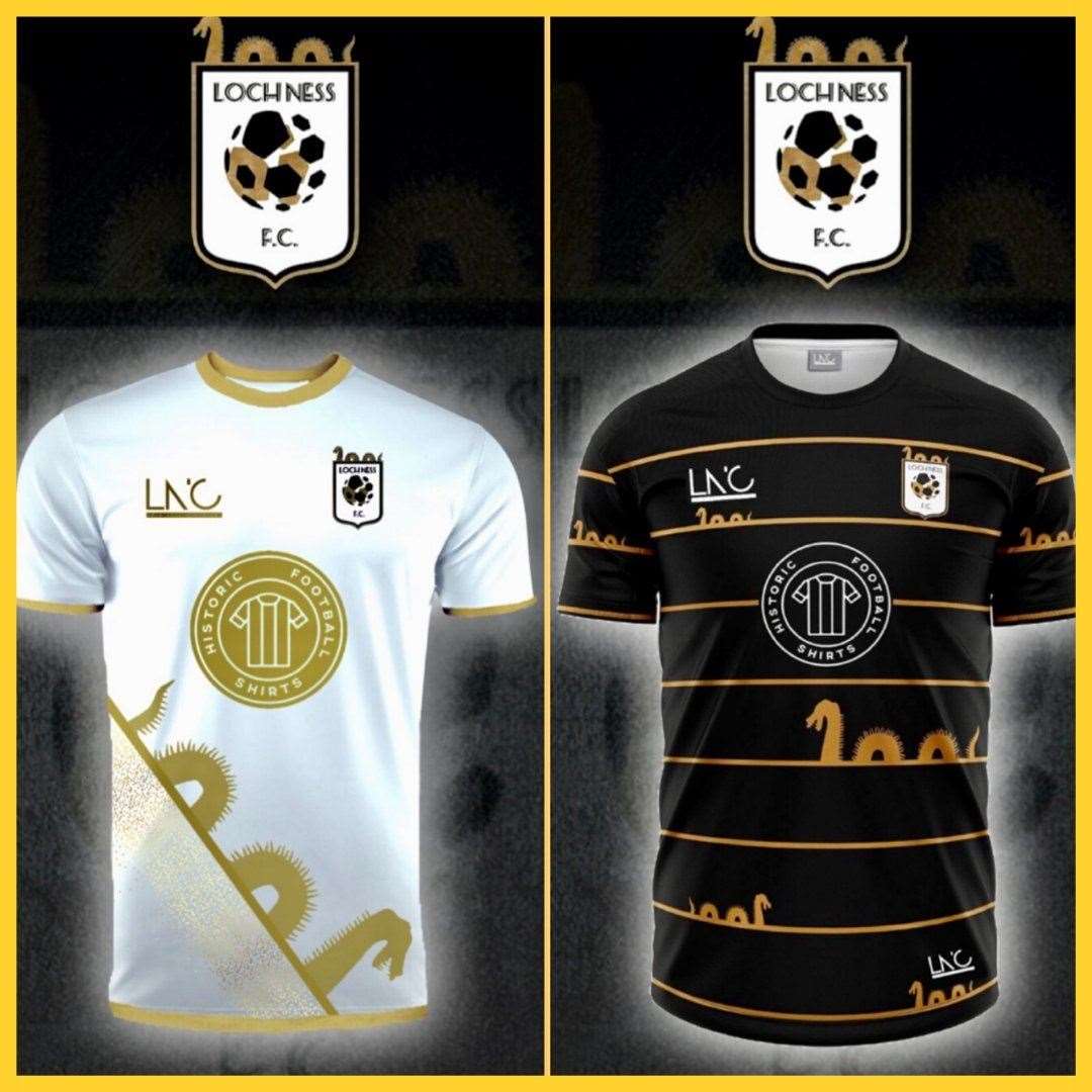Loch Ness FC's home and away kits for the 2020/21 season have caused a stir on social media.