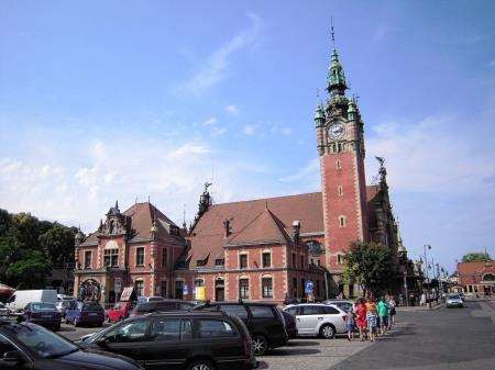 The new railway station in Gdansk.