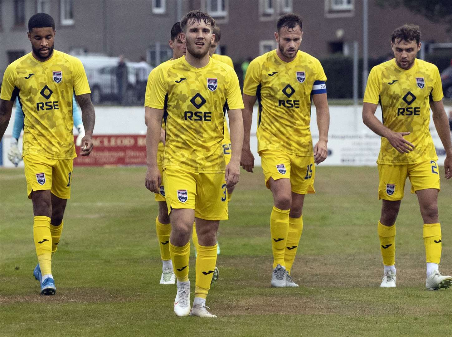 Picture - Ken Macpherson, Inverness. Scottish Premier Sports Cup. Brora Rangers(0) v Ross County(1). 21.07.21. Ross County's Jake Vokins with his new team-mates.