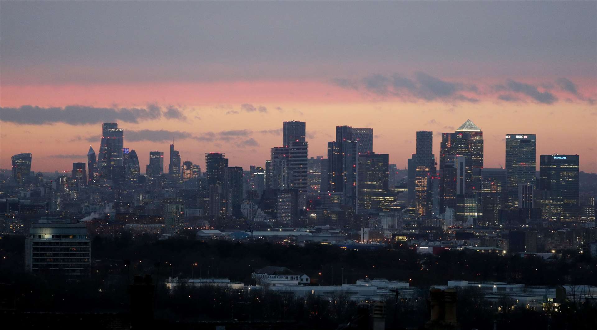 Cities such as London can significantly warmer than nearby rural areas (Jonathan Brady/PA)