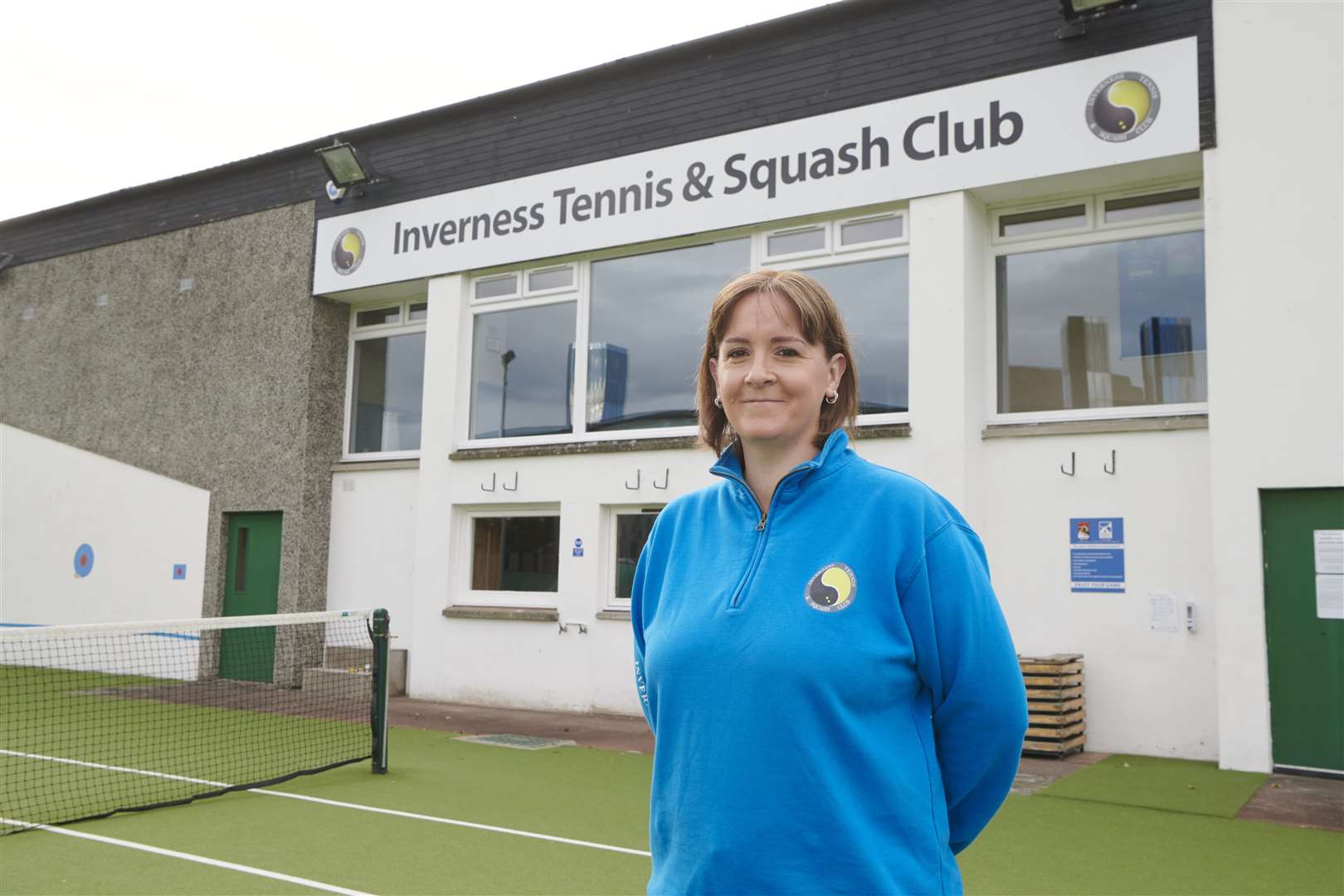 Inverness Tennis and Squash Club manager Ailsa Polworth.