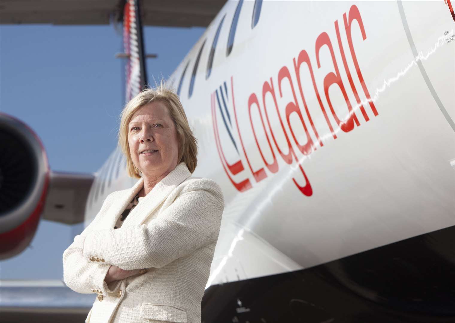 Loganair's chief commercial officer, Kay Ryan.