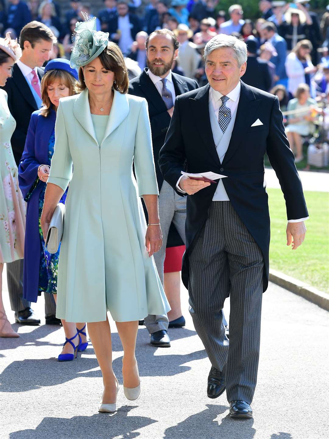 Kate’s parents Carole and Michael Middleton (Ian West/PA)
