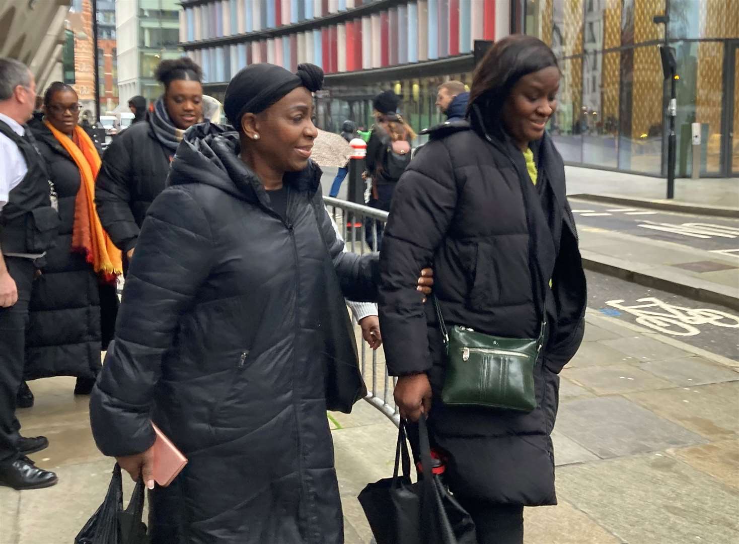 Tracey-Ann Henry (right) – the aunt of Samantha Drummonds, sister of Tanysha Ofori-Akuffo, 45, and daughter of Dolet Hill – gave a victim impact statement (PA)