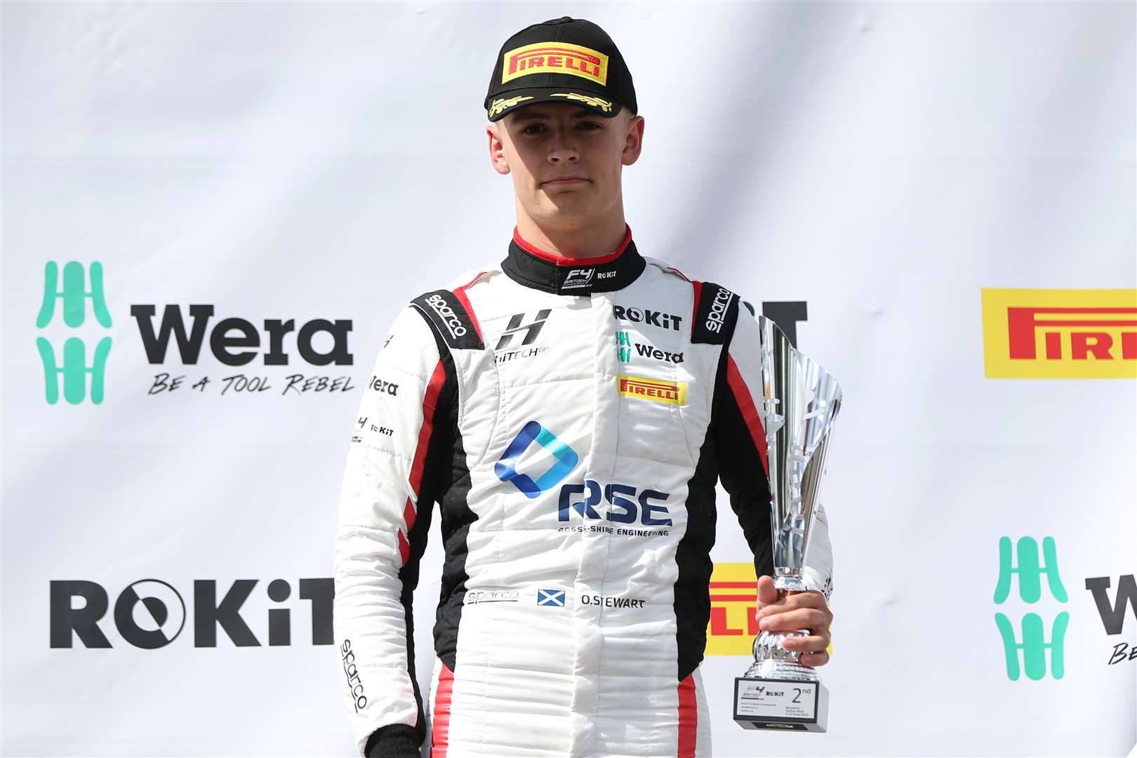Ollie Stewart picked up two more rookie podium places at Oulton Park. Picture: Jakob Ebrey Photography