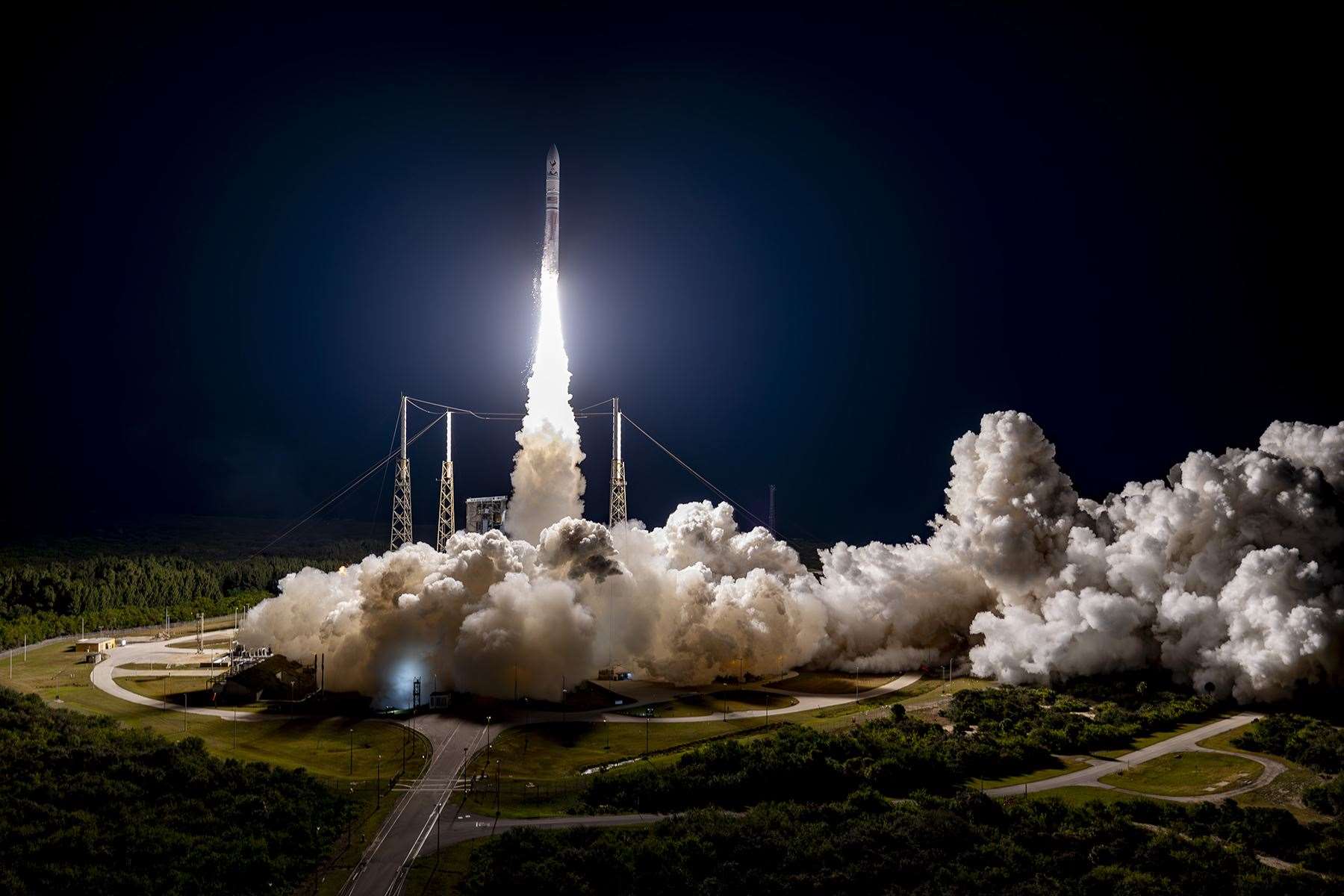 The rocket blasts off from Cape Canaveral in Florida (ULA/PA)