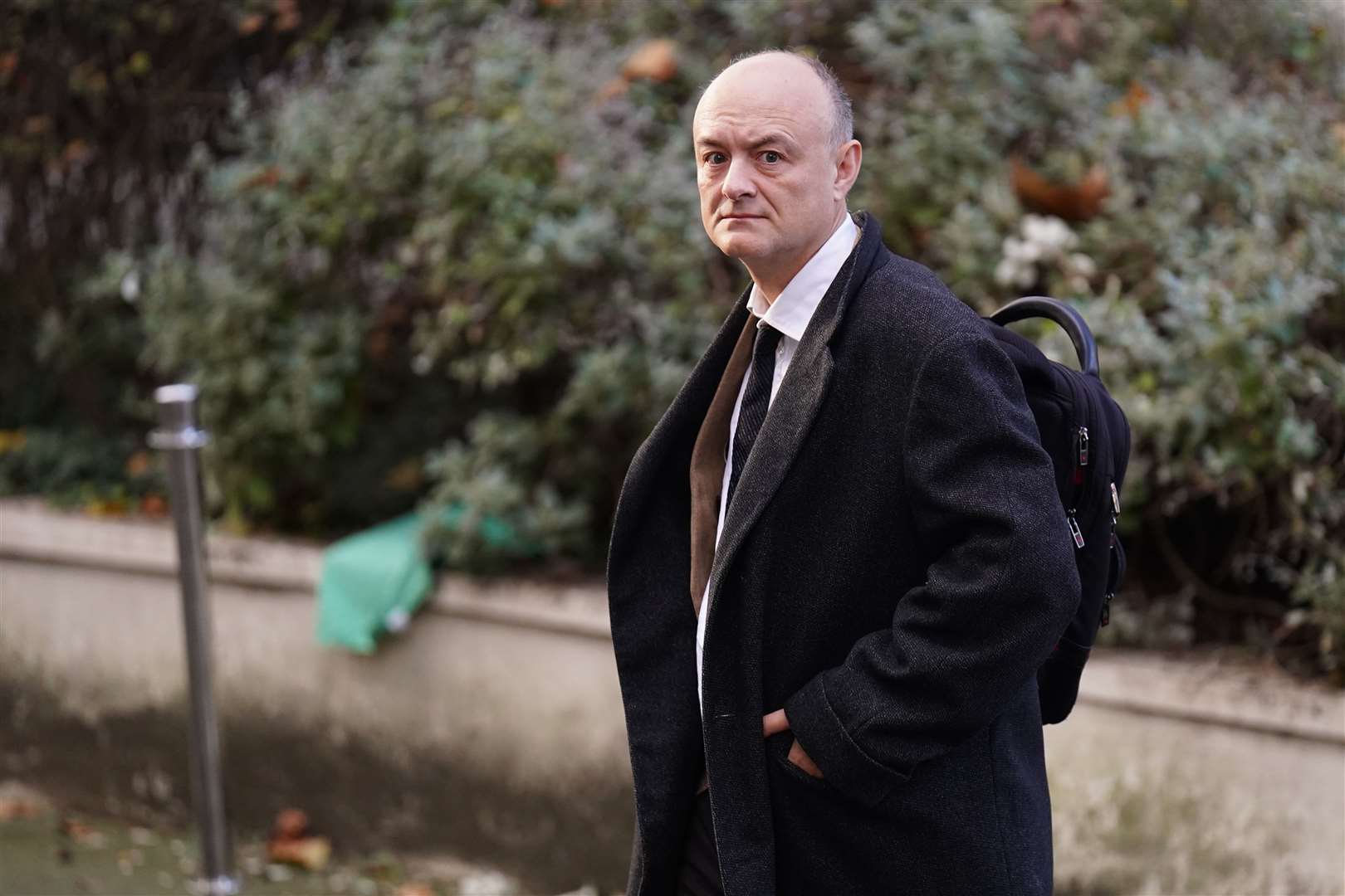 Dominic Cummings arrives to give evidence to the inquiry (James Manning/PA)