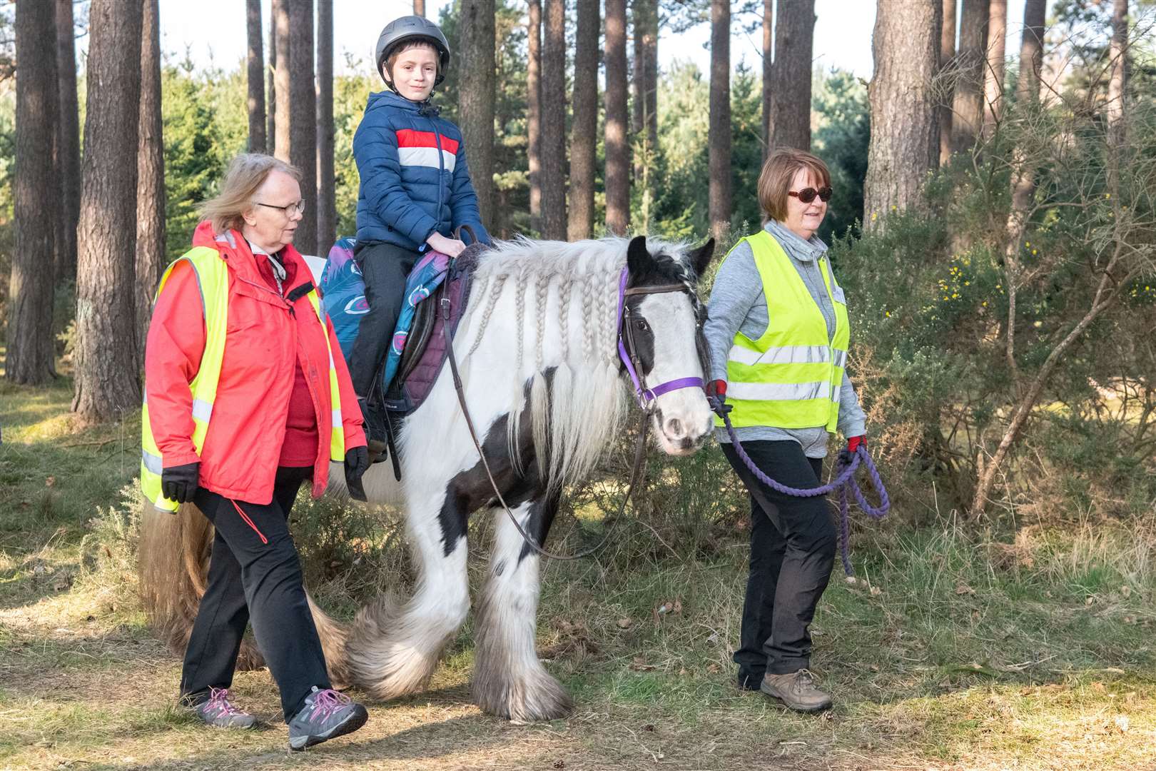 The local branch of the Riding for the Disabled Association provides a range of opportunities to young and old. Picture: Daniel Forsyth