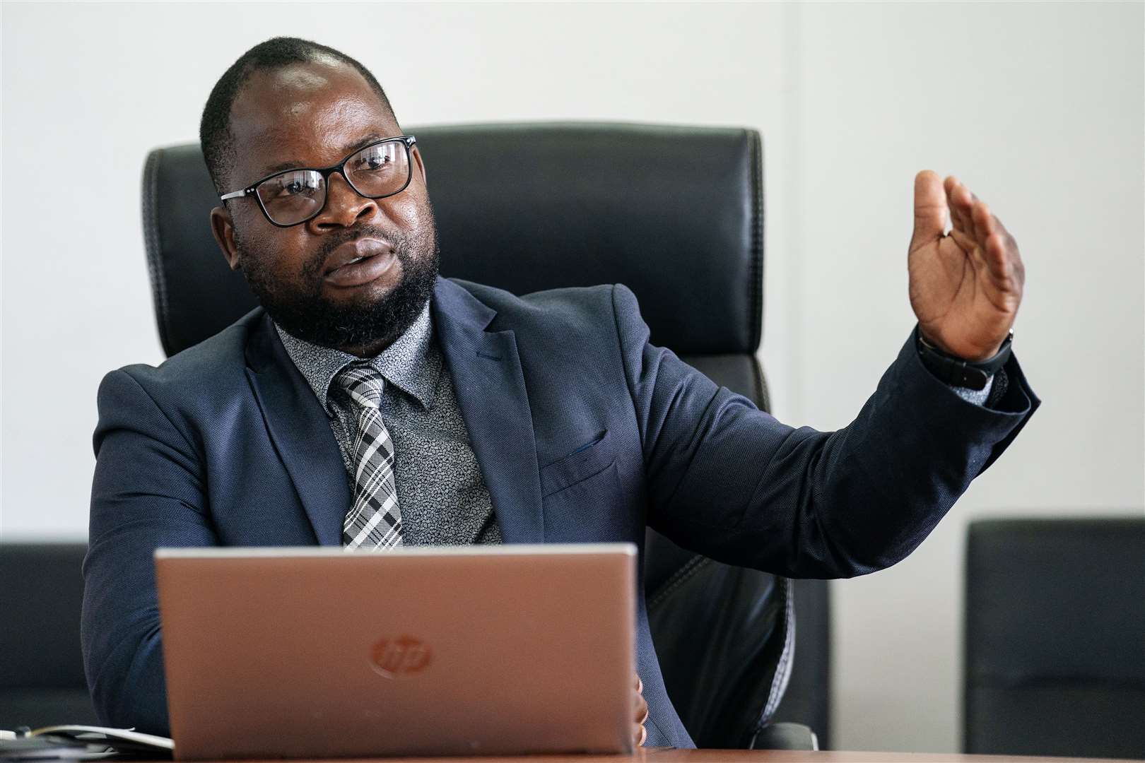 Peter Chimangeni, of the Malawian government’s Department of Disaster Management Affairs (Brian Lawless/PA)