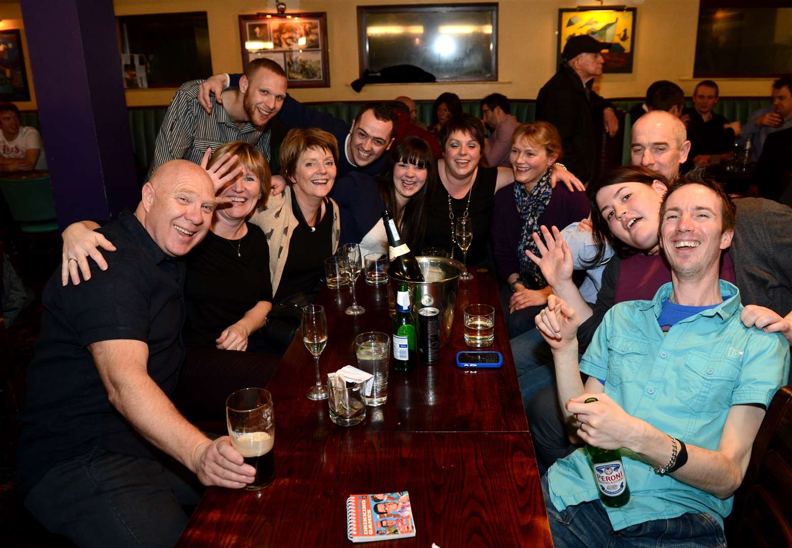 Cheshire House works night out. Picture: Alasdair Allen. Image No. 020735.