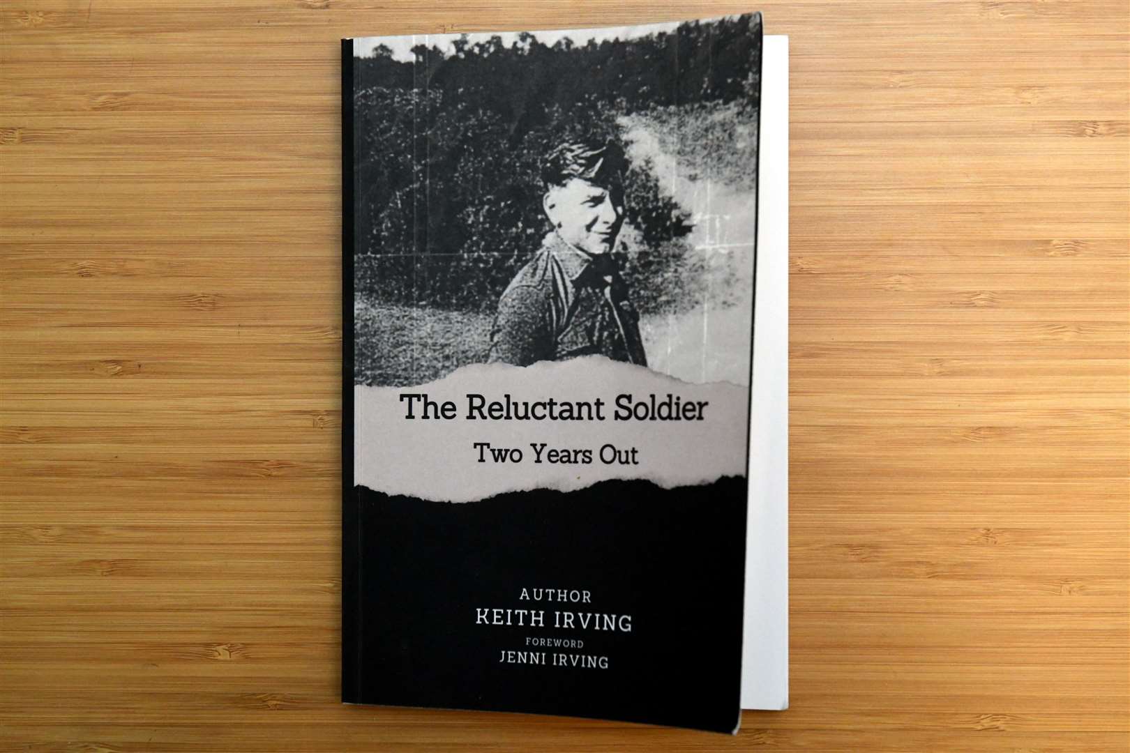 The Reluctant Soldier book. Picture: James Mackenzie.