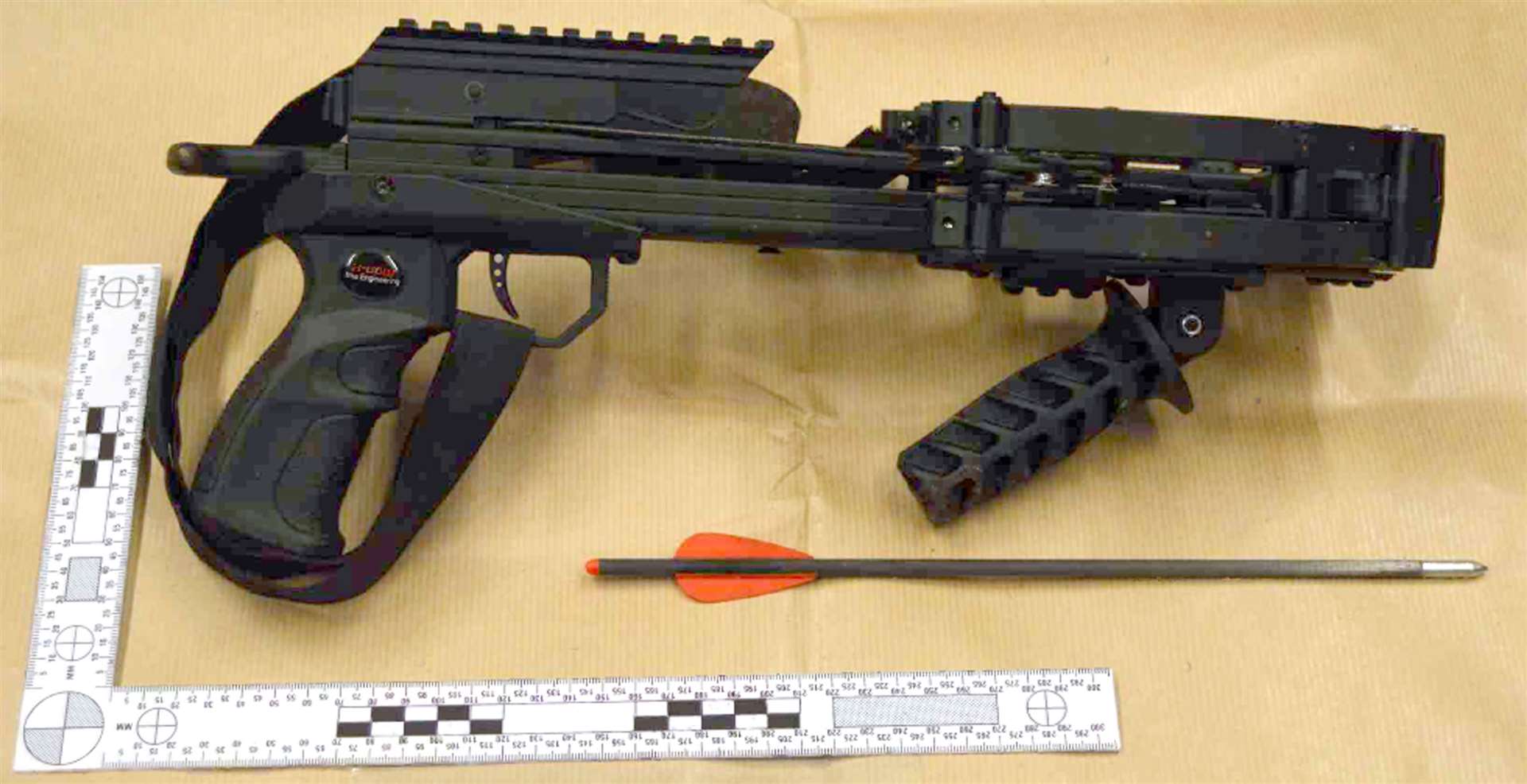 The crossbow which Jaswant Singh Chail was carrying when arrested (CPS/PA)