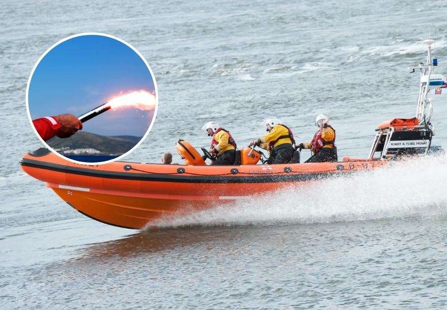 RNLI Kessock has put out an appeal not to discharge distress flares unless there is an emergency.