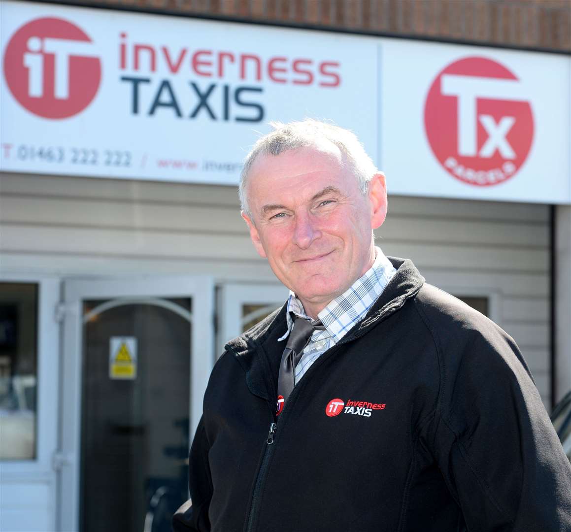 Gavin Johnston who is the managing director of Inverness Taxis.