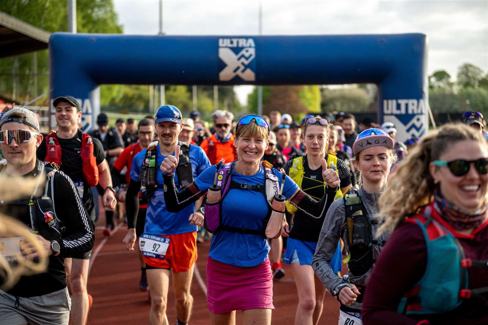 The start of Ultra X Scotland takes place at Queen's Park in Inverness.