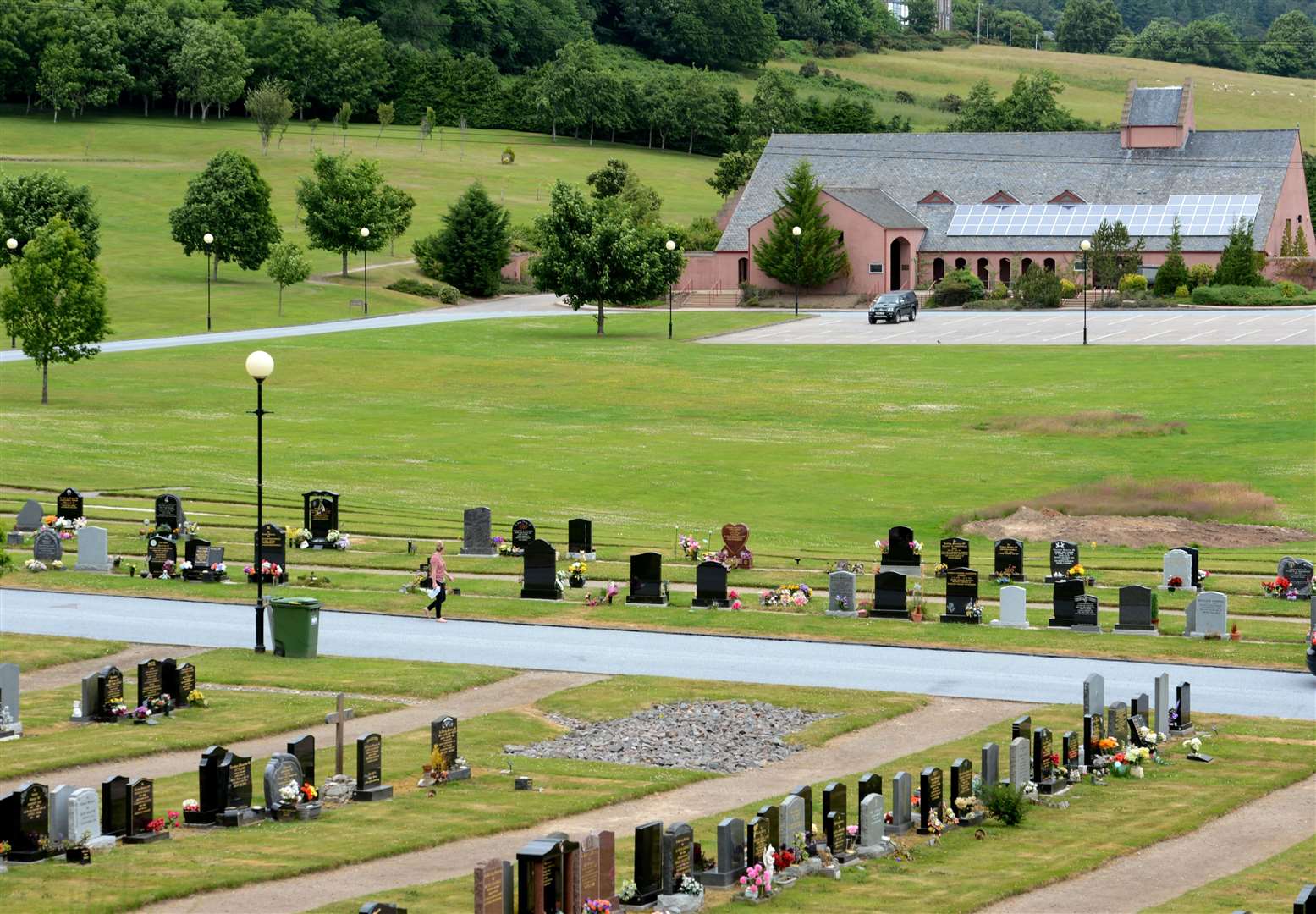 Kilvean Cemetery and crematorium in Inverness.