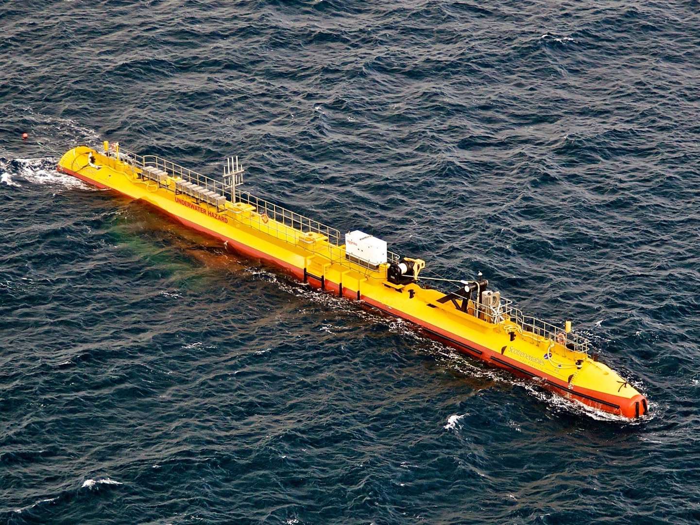 O2 2MW Floating Tidal Energy Turbine. Picture: Orbital Marine Power