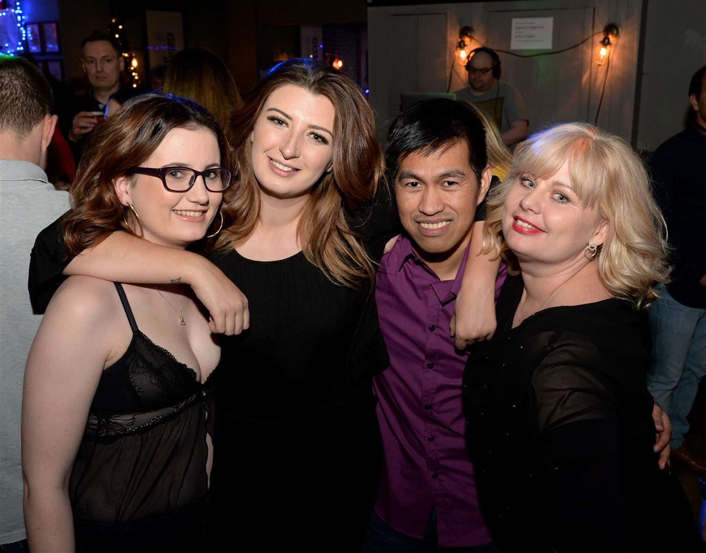 (left) Amy Woolford, Kayleigh Fenion, Ryan Aquino and Lucy Woolford. Picture: Gary Anthony.