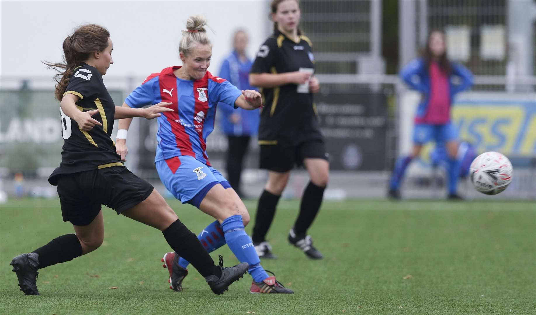 Julia Scott in action for Inverness Caledonian Thistle Women before the Championship was suspended. Picture: Ken Macpherson