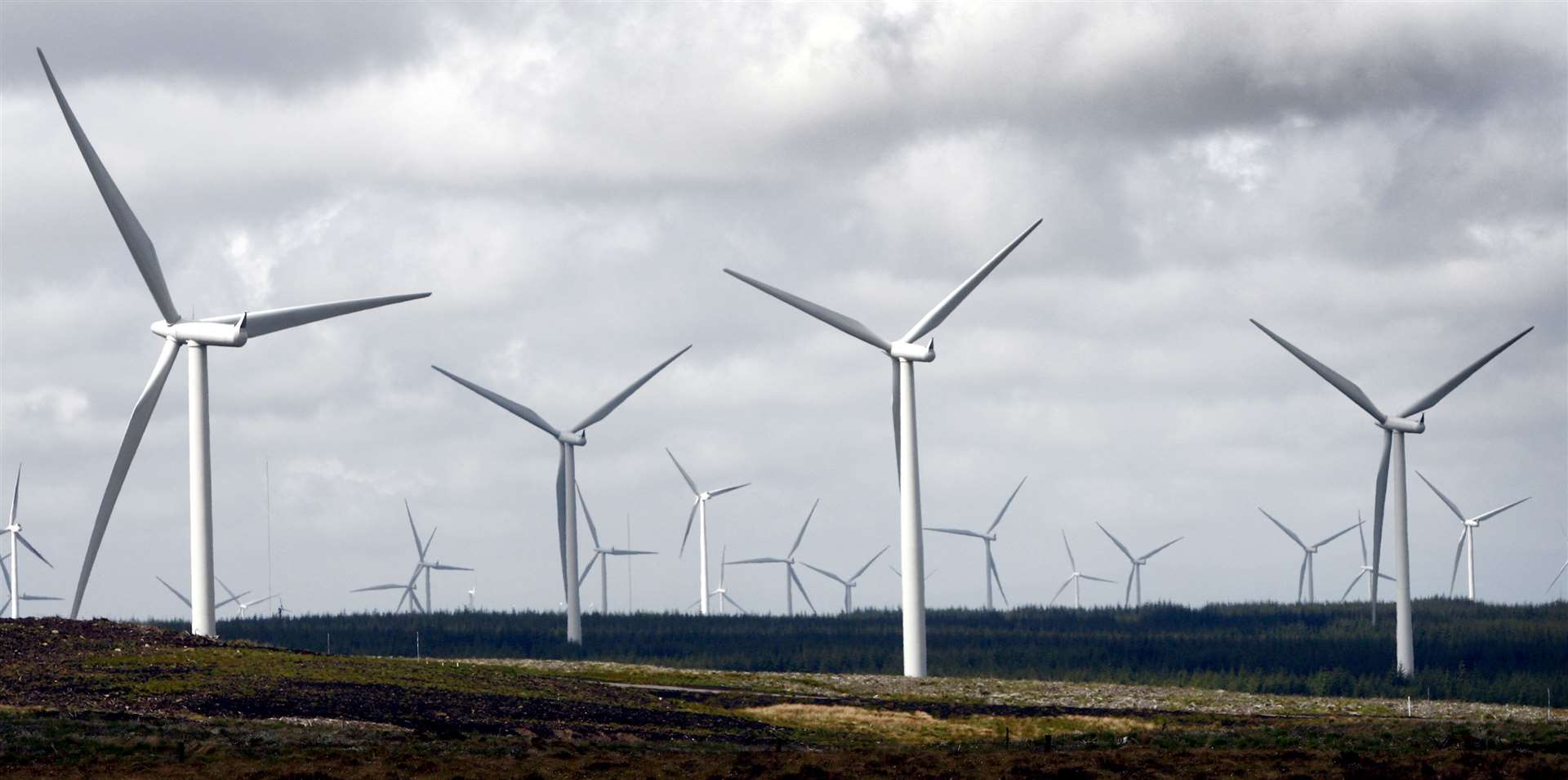 A wind farm (Danny Lawson/PA)