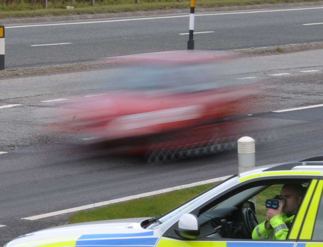 Police clocked David Wood speeding.