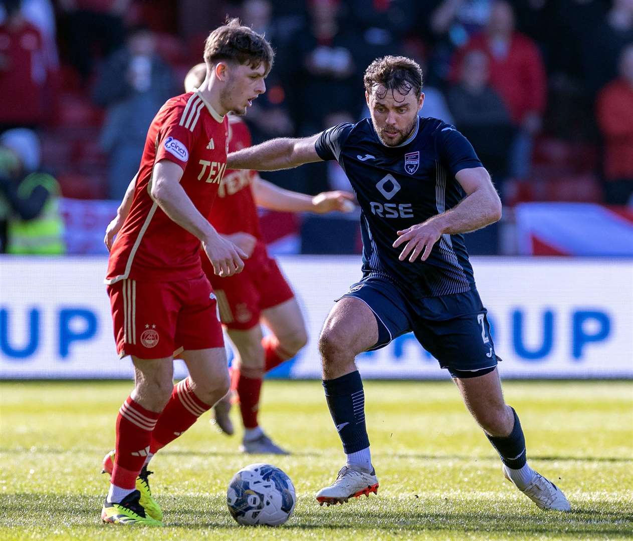 A first result of the season against Aberdeen could not come at a better time for the Staggies. Picture: Ken Macpherson