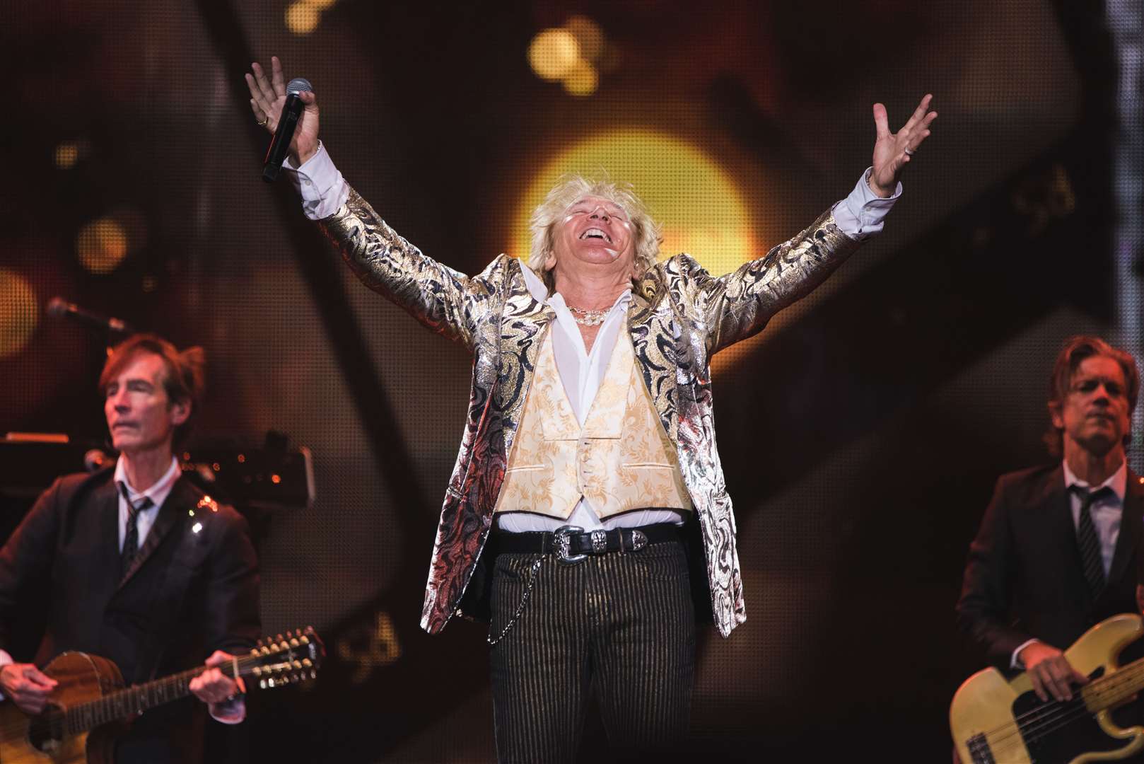 Rod Stewart at the OVO Hydro. Picture: Dylan Morrison