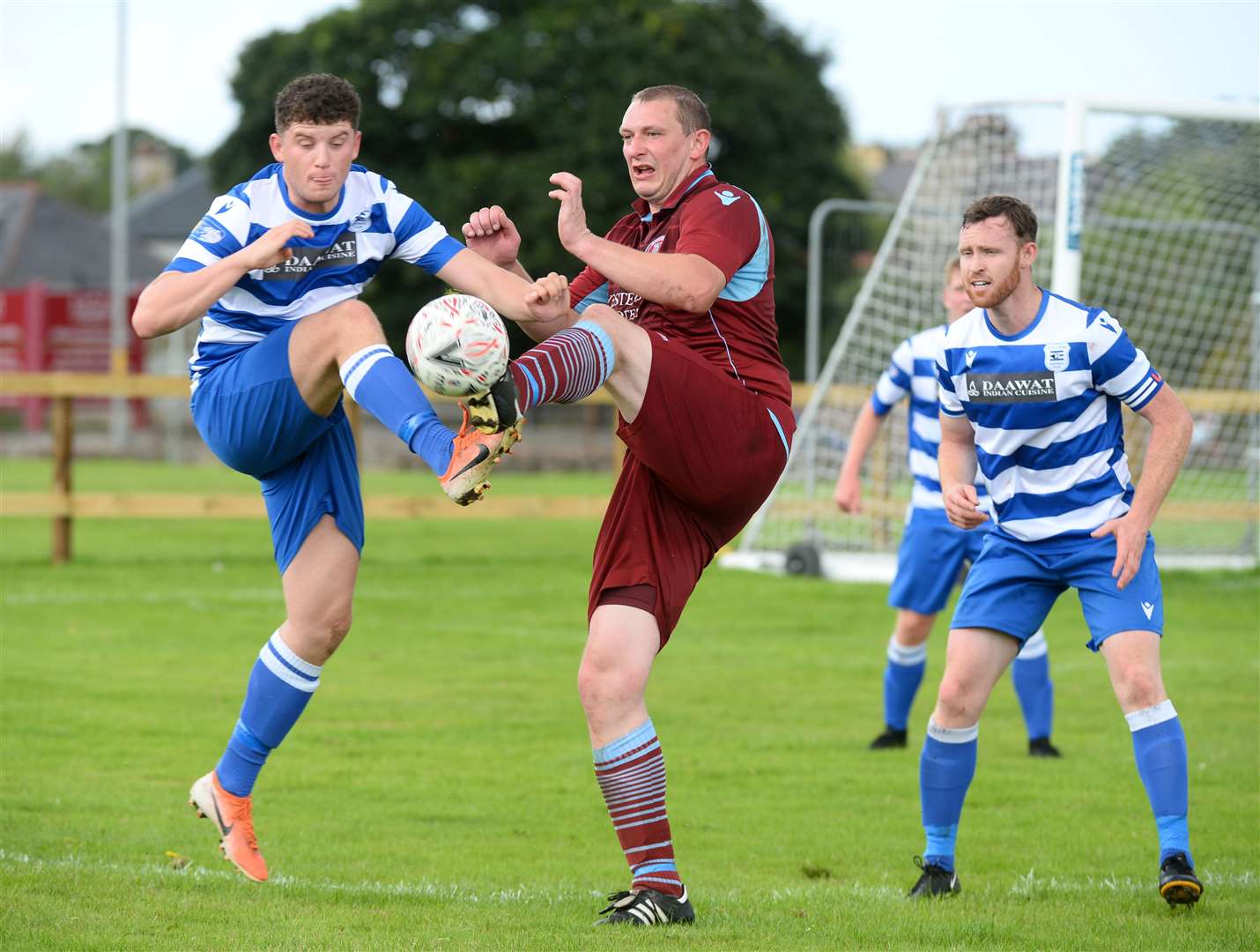 Nairn St Ninian suffered a 11–1 defeat.