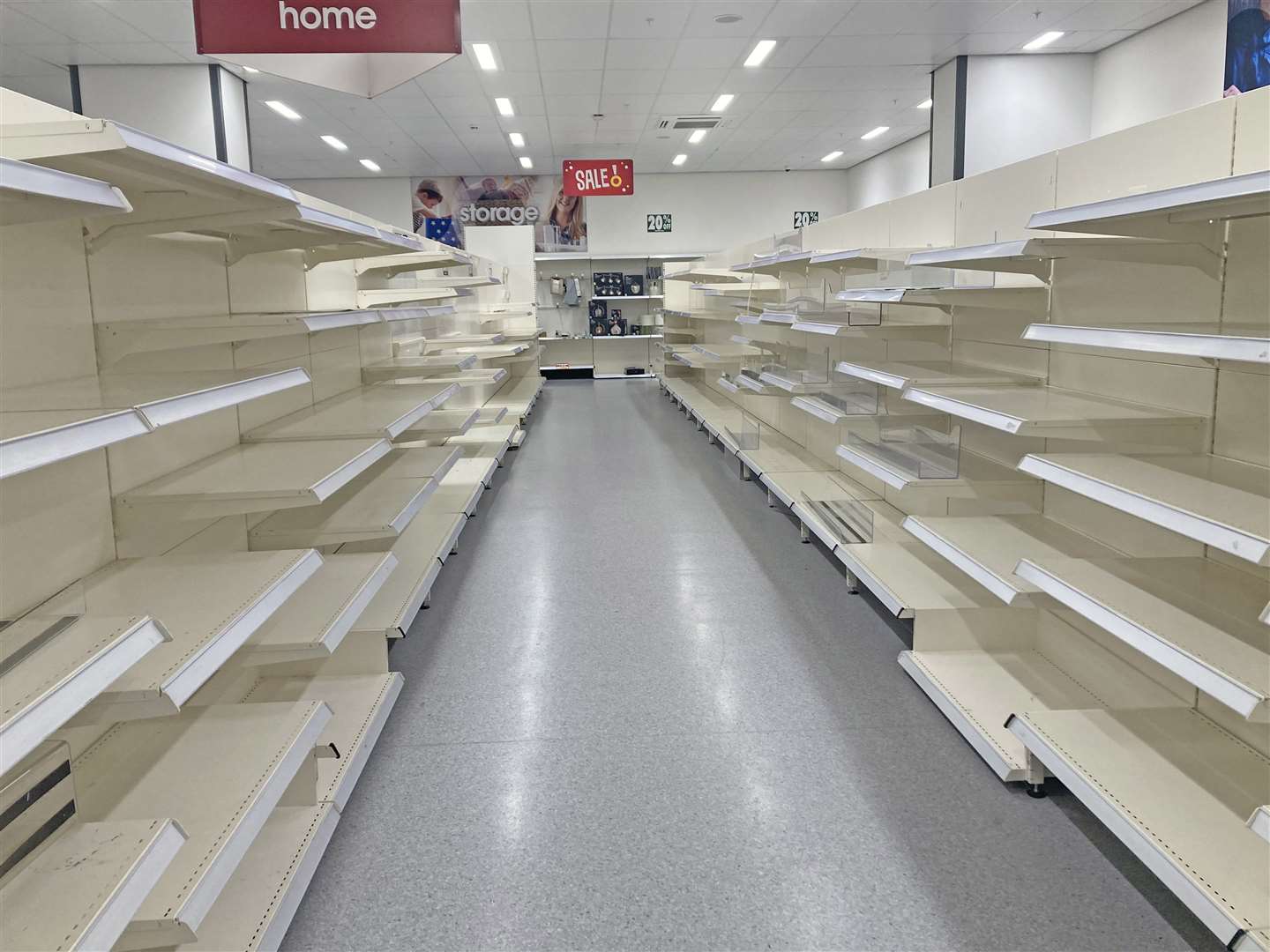 Shelves have been emptying at Wilko shops since the company entered administration (Jordan Reynolds/PA)