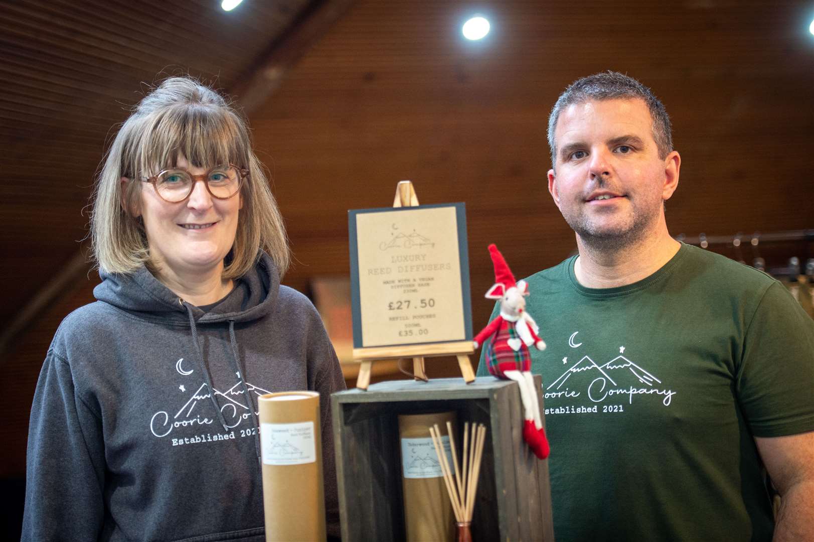 Sarah and Adrian Smith from the Coorie Company. Picture: Callum Mackay..