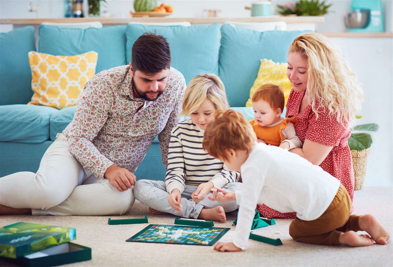 Choose a board game the whole family can join in.