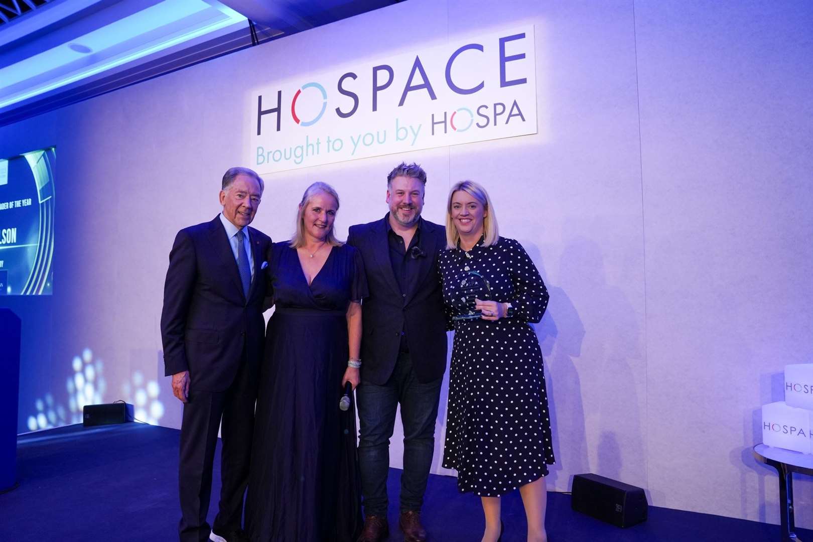 Jodie Wilson (right) was named Revenue Manager of the Year at HOSPACE 2023 Inspirational Leader Awards.