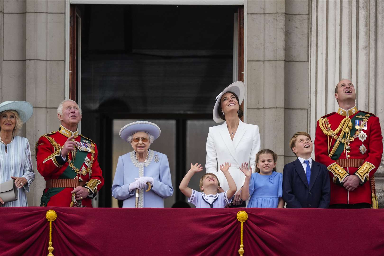 The royal family during the Platinum Jubilee of 2022 (Alastair Grant/PA)