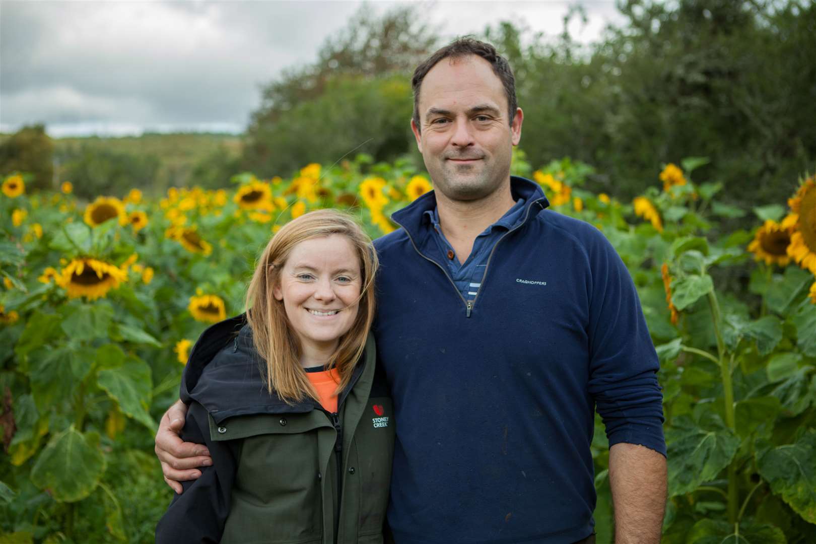 Barbara and David Girvan have just seen the end of sunflower season at their farm.