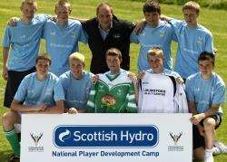 Players from Beauly, Lovat and Strathglass who attended the training camp