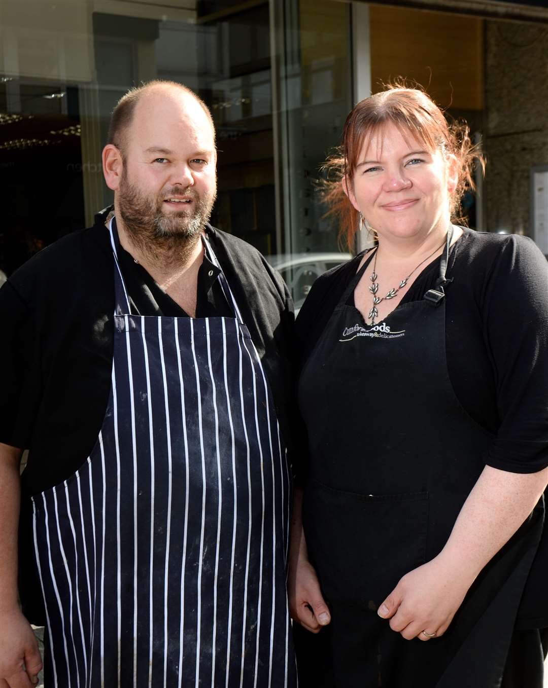 Richard and Lorraine Comfort of Comfort Foods Church Street. Picture: Gary Anthony. Image No.