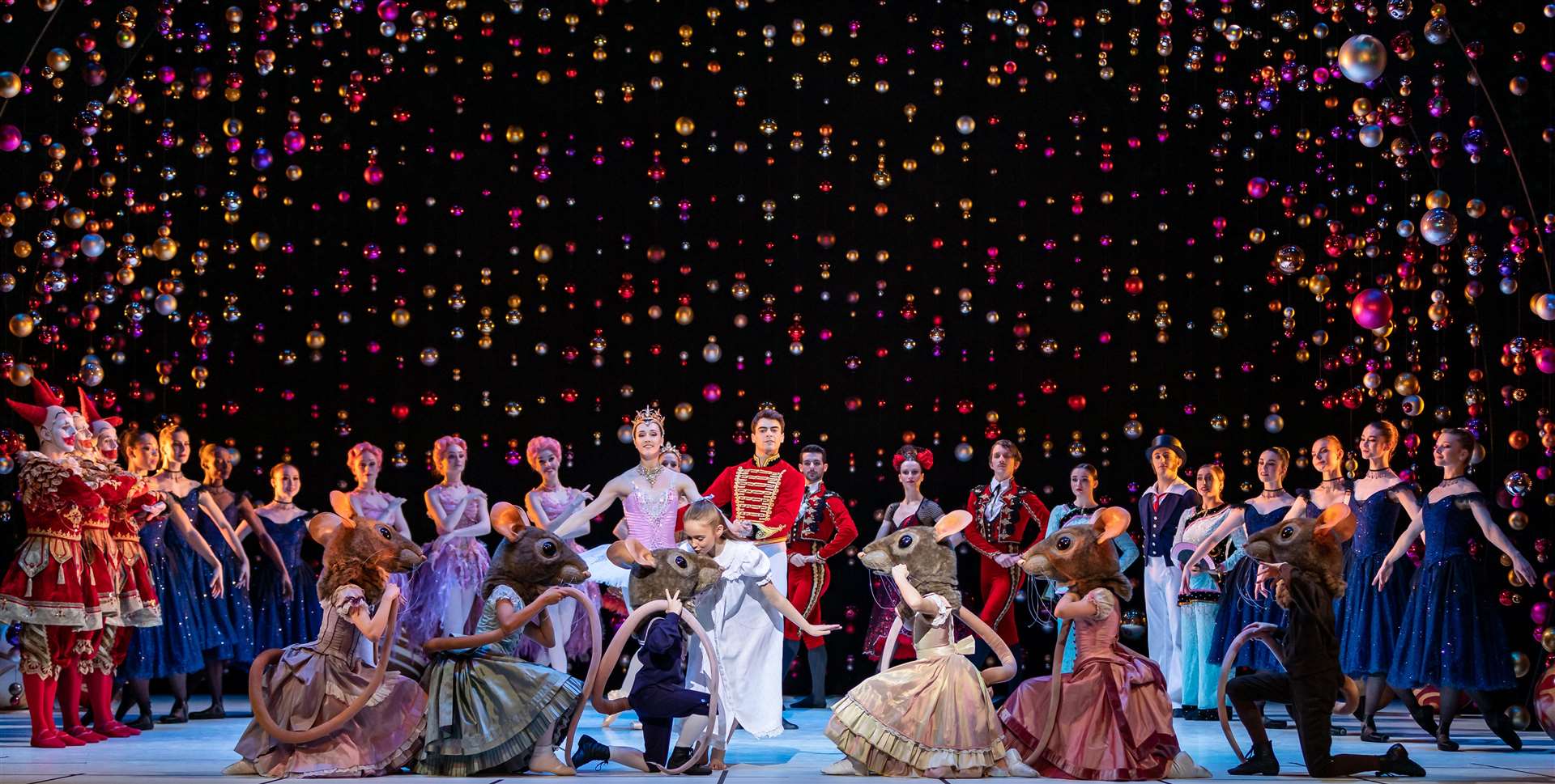 Chloe Macduff (centre) as Clara at the centre of Scottish Ballet's production of The Nutcracker. Picture: Andy Ross
