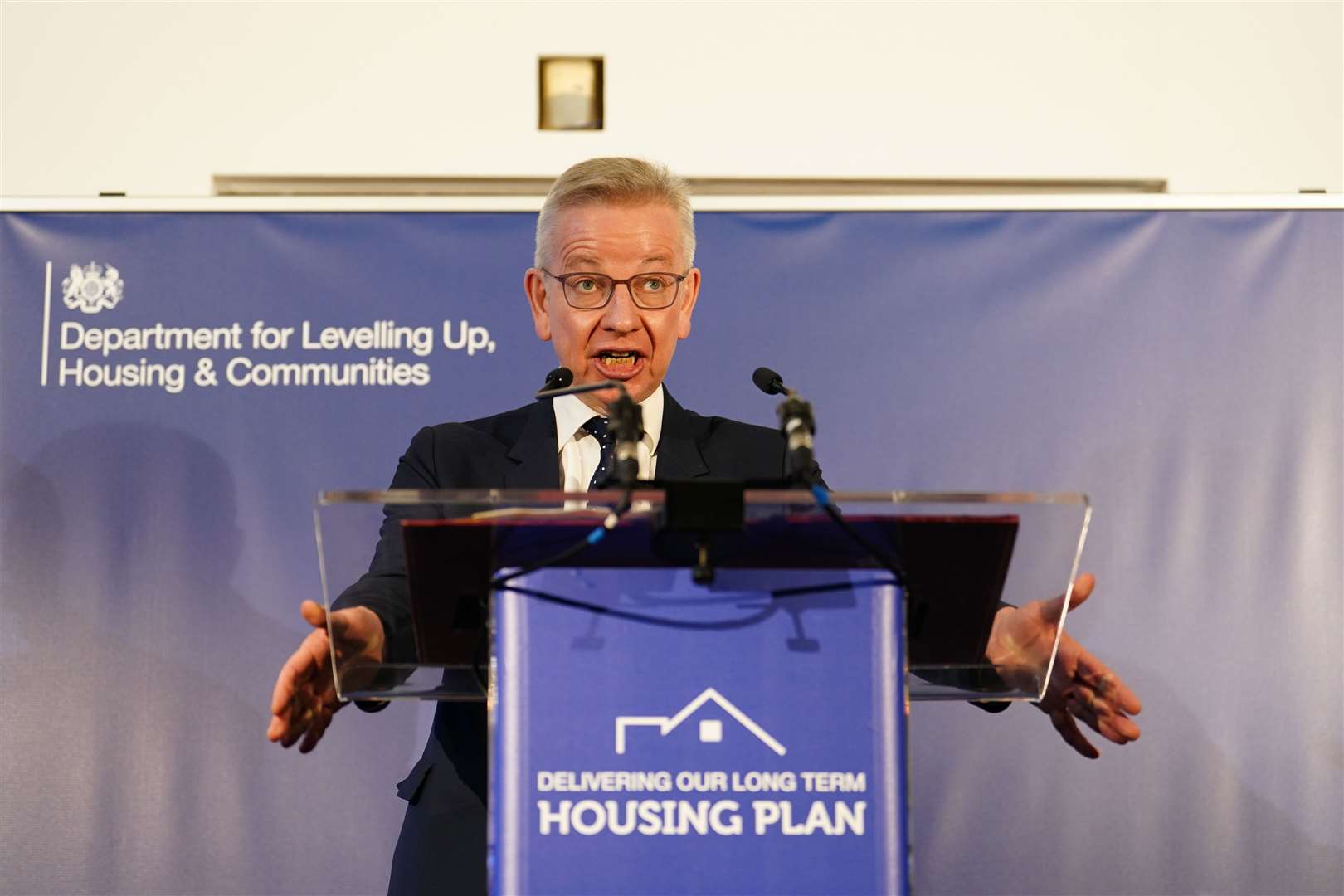 Housing Secretary Michael Gove wants to ban new leasehold homes (Jordan Pettitt/PA)