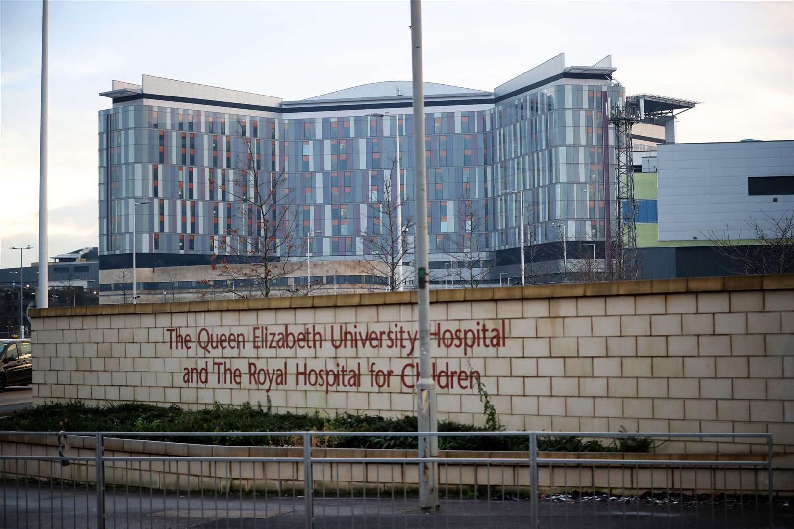 The man was admitted to the Queen Elizabeth University Hospital with coronavirus (Jane Barlow/PA)