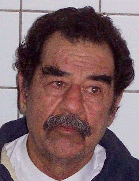 Saddam Hussein (US Department of Defence/PA)