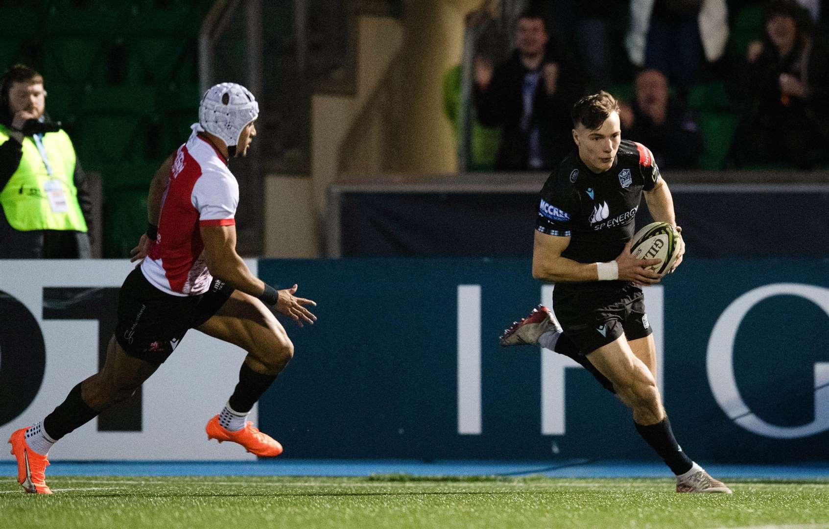 The 21-year-old burst on to the scene at Scotstoun as a teenager. Picture: SNS Group/SRU