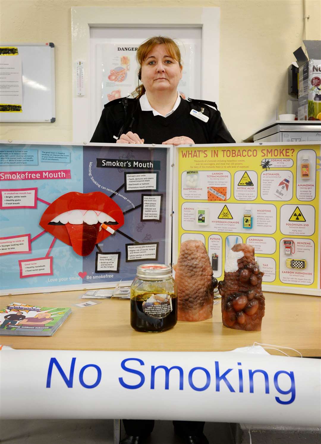Sheena Macsporran, SPS offender outcomes officer provides advice following the introduction of a no smoking policy.