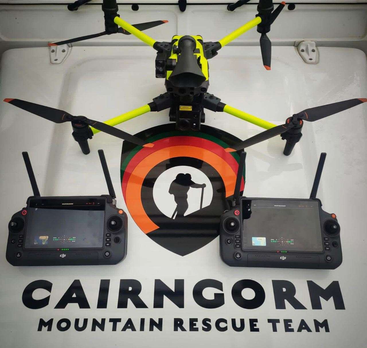 The DJI M30T drone which will now give the CMRT an aerial perspective and help them cover a lot more ground quicker.