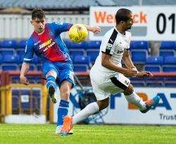 Unlike last season, Doran has been given regular starts early for Caley Thistle. Picture: Ken Macpherson.